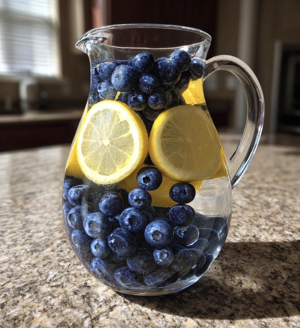 Blueberry Lemon Detox Water