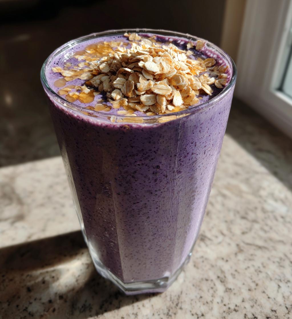 Blueberry Oat Protein Shake - detail 1