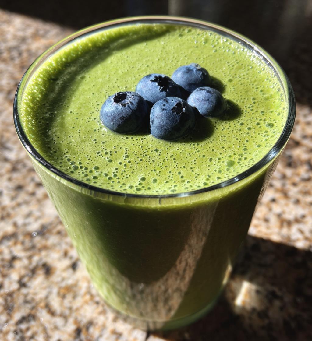 Broccoli Blueberry Smoothie