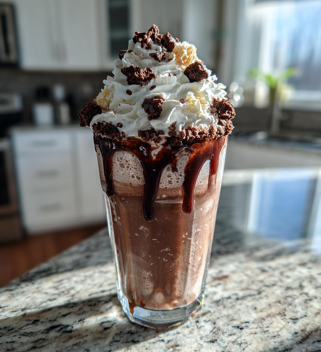 Brownie Batter Shake - detail 1