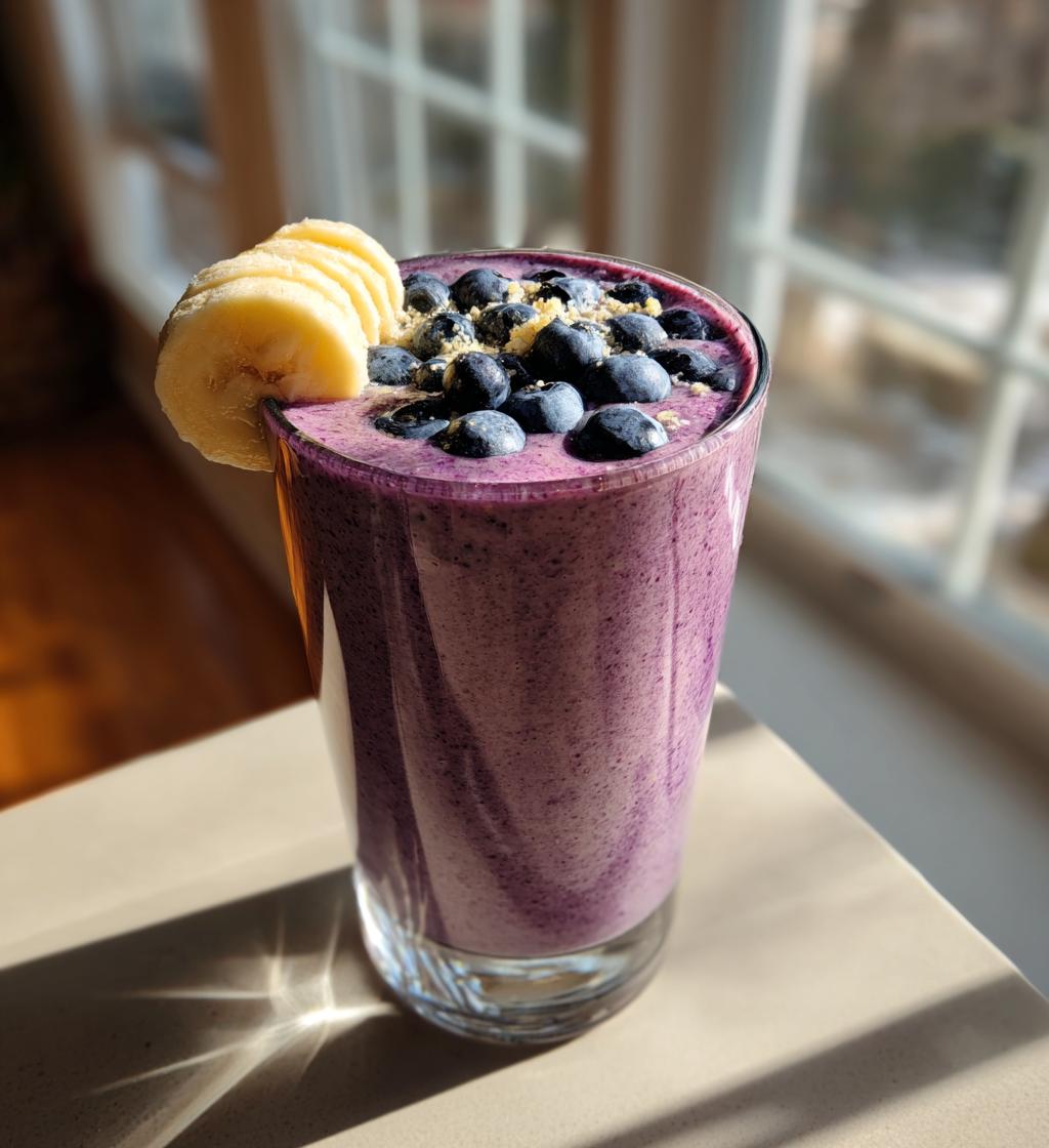 Cashew Cream Blueberry Shake - detail 1