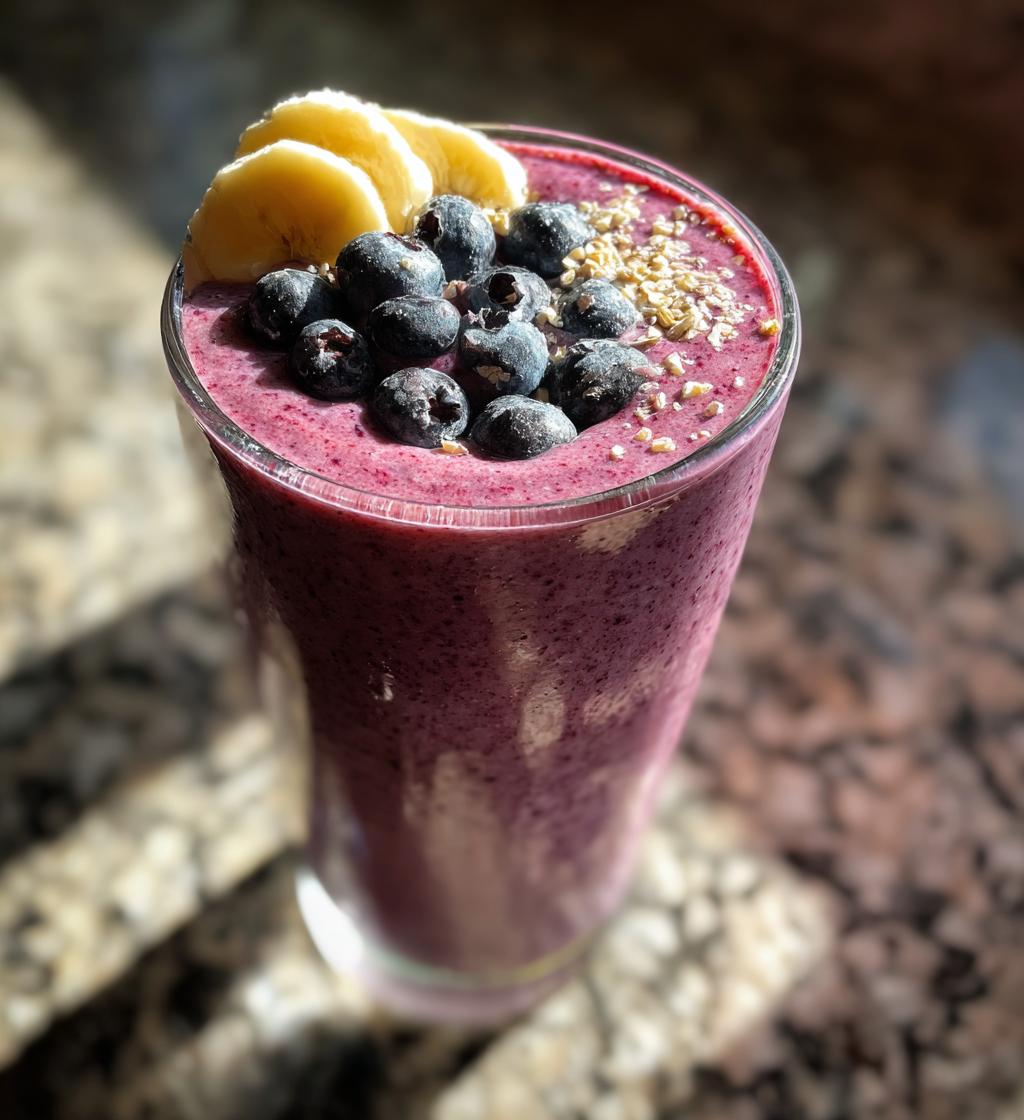 Cashew Cream Blueberry Shake