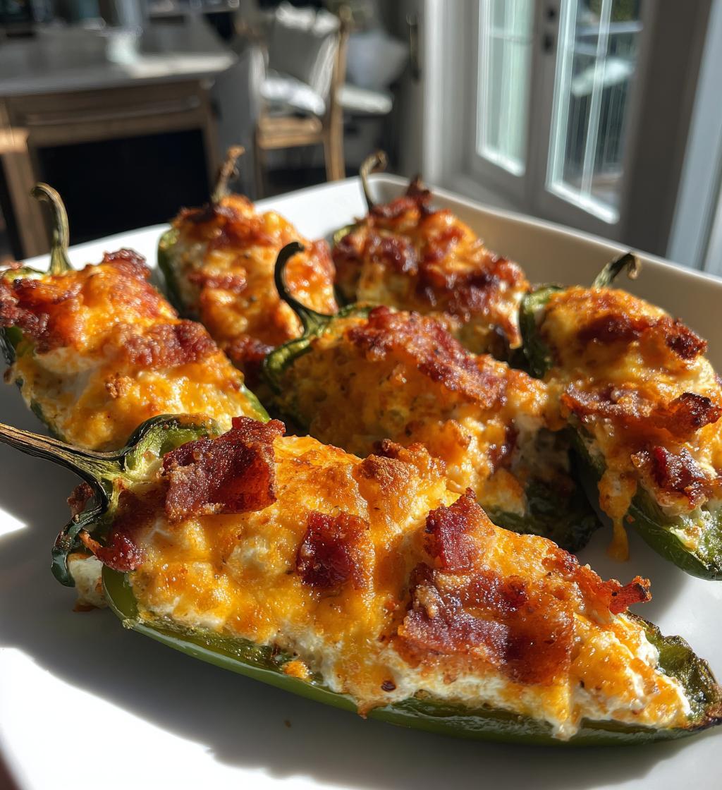 Cheese-Stuffed Jalapeño Poppers
