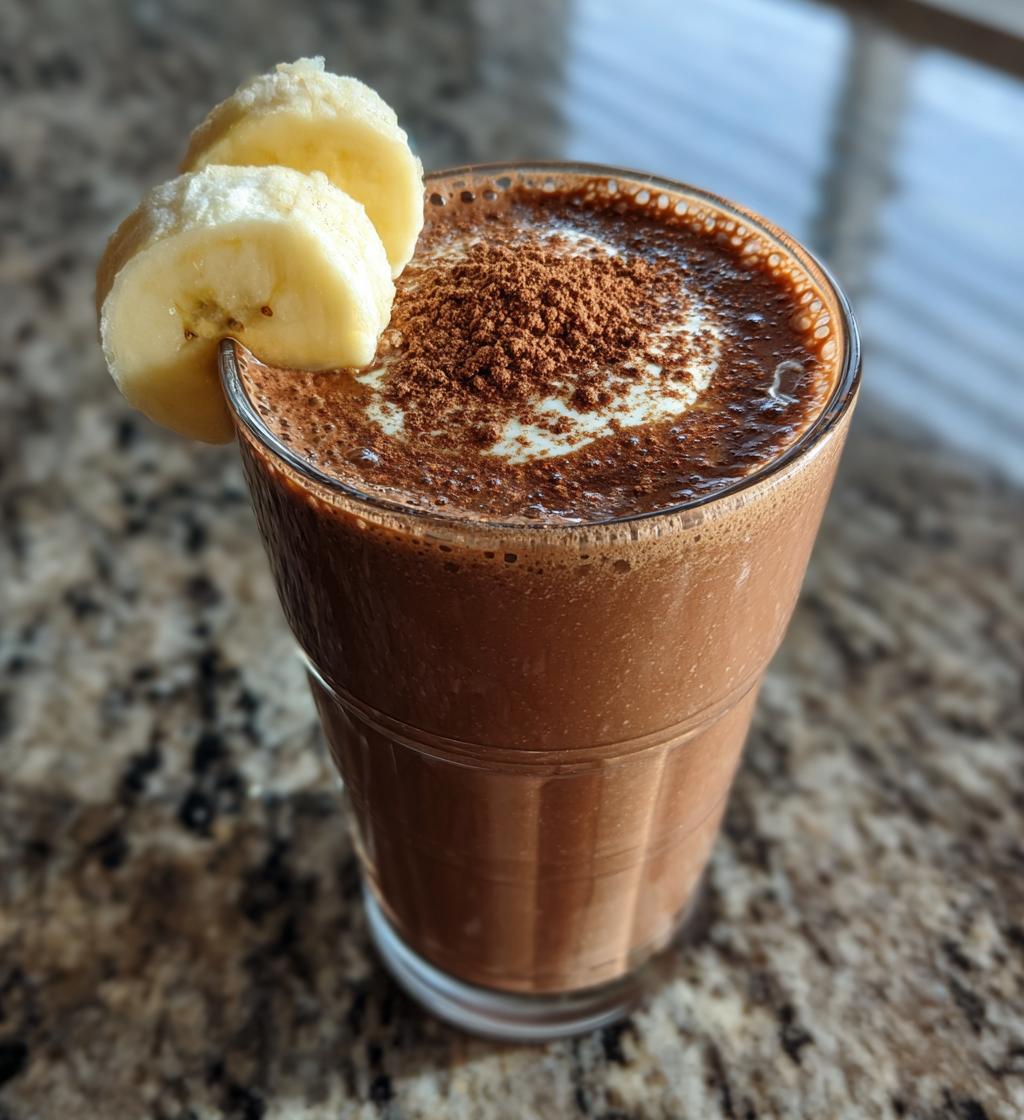 Chocolate Banana Protein Smoothie - detail 1