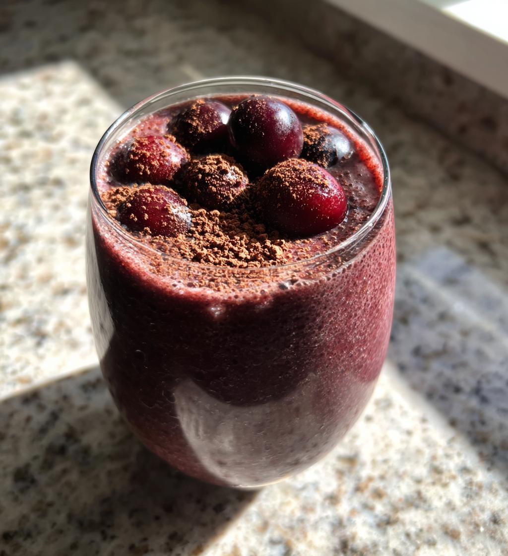 Chocolate Cherry Smoothie