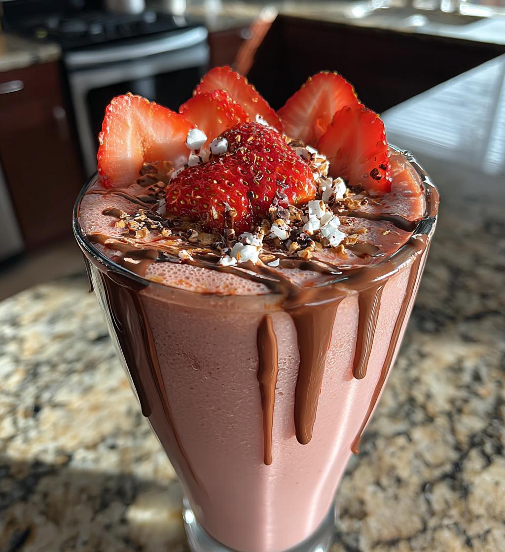 Chocolate Covered Strawberry Smoothie