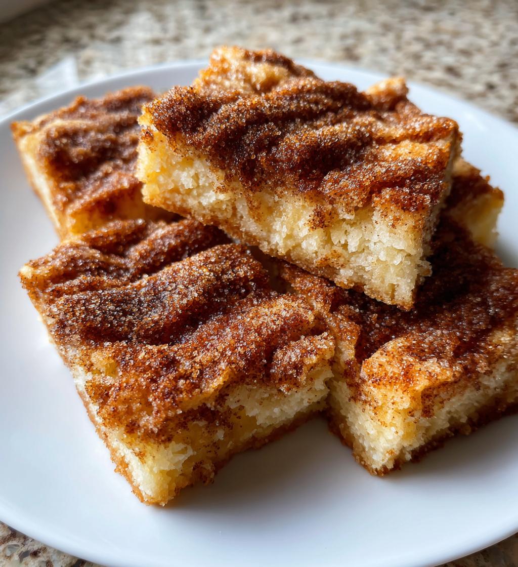 Churro Cookie Bars