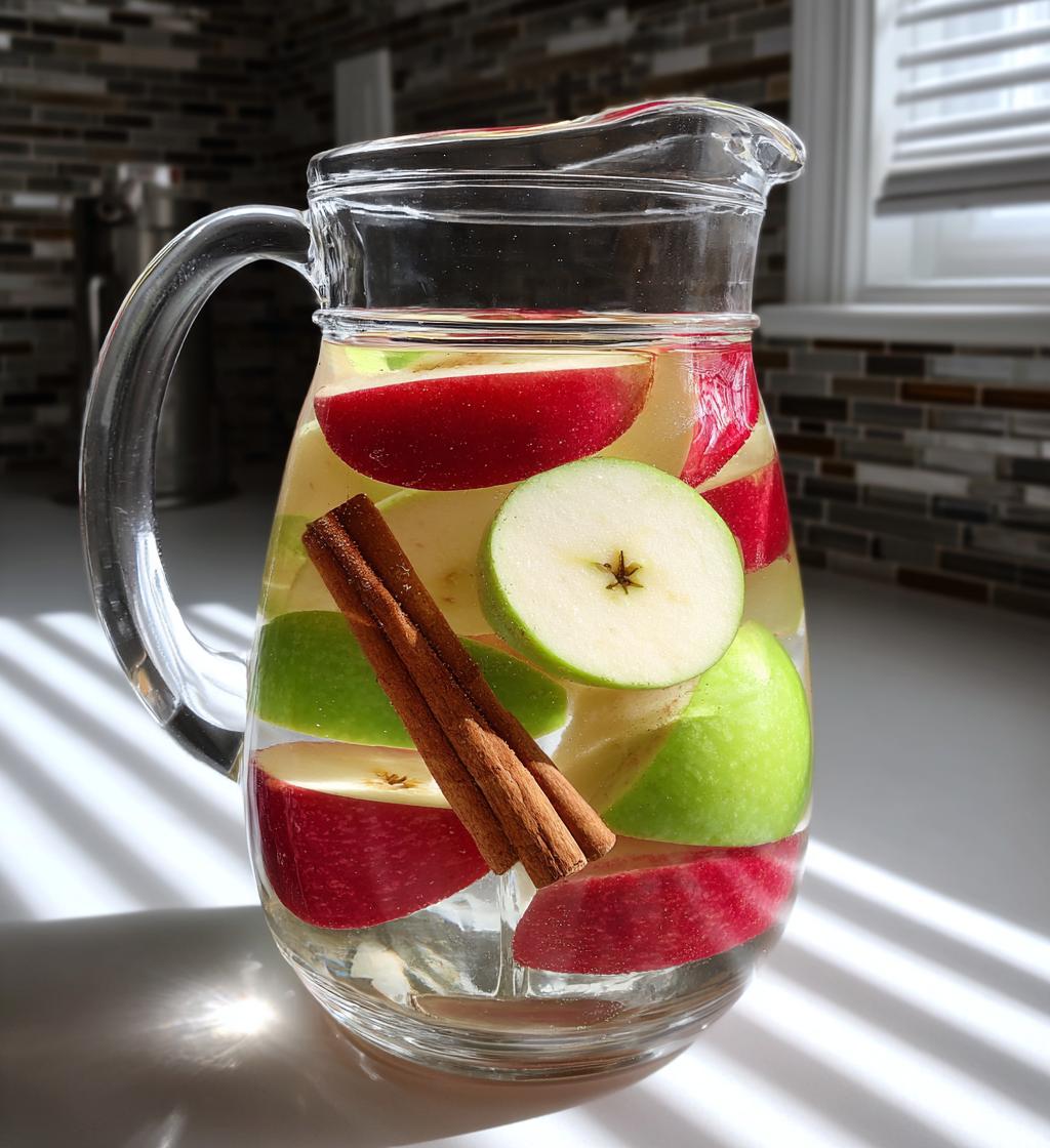 Cinnamon Apple Detox Water