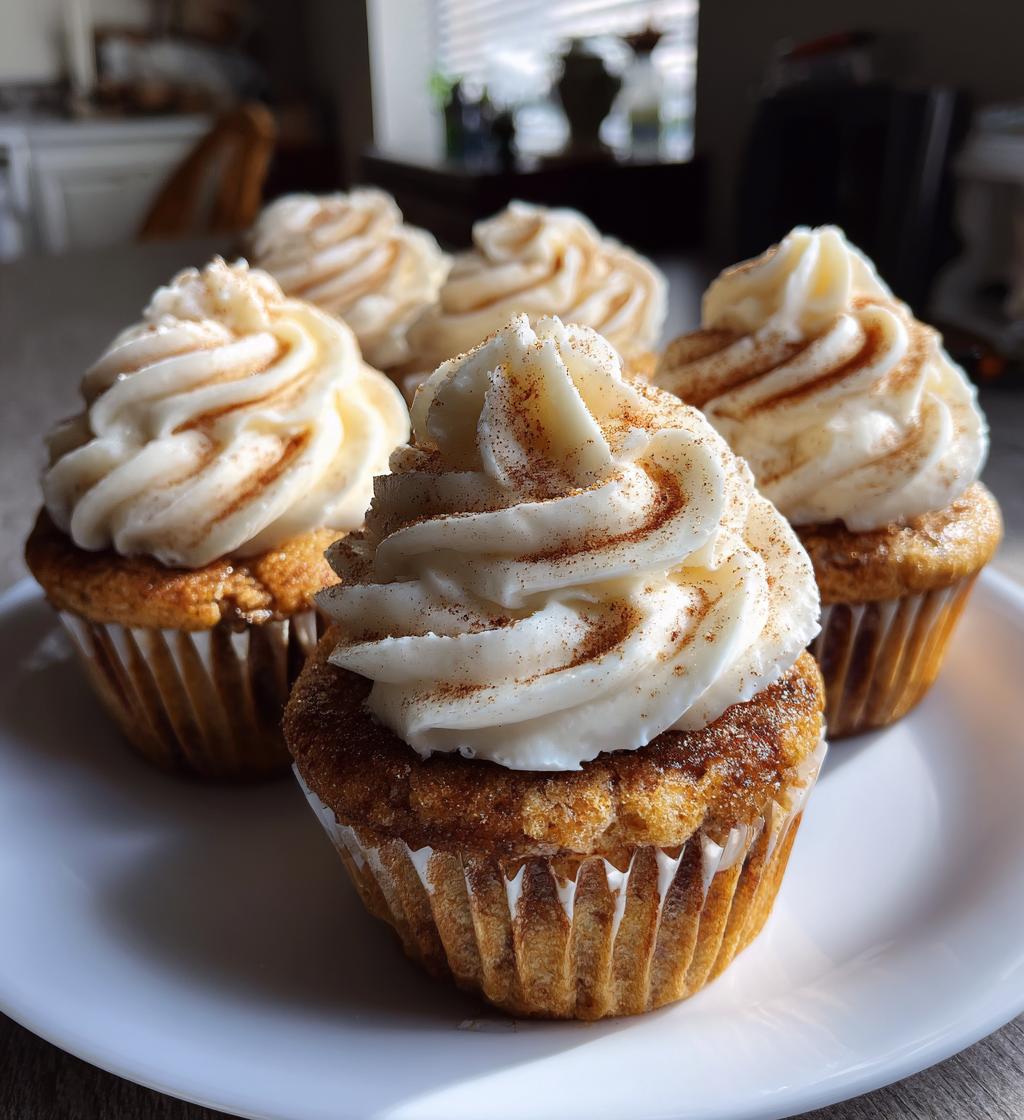 Cinnamon Roll Cupcakes