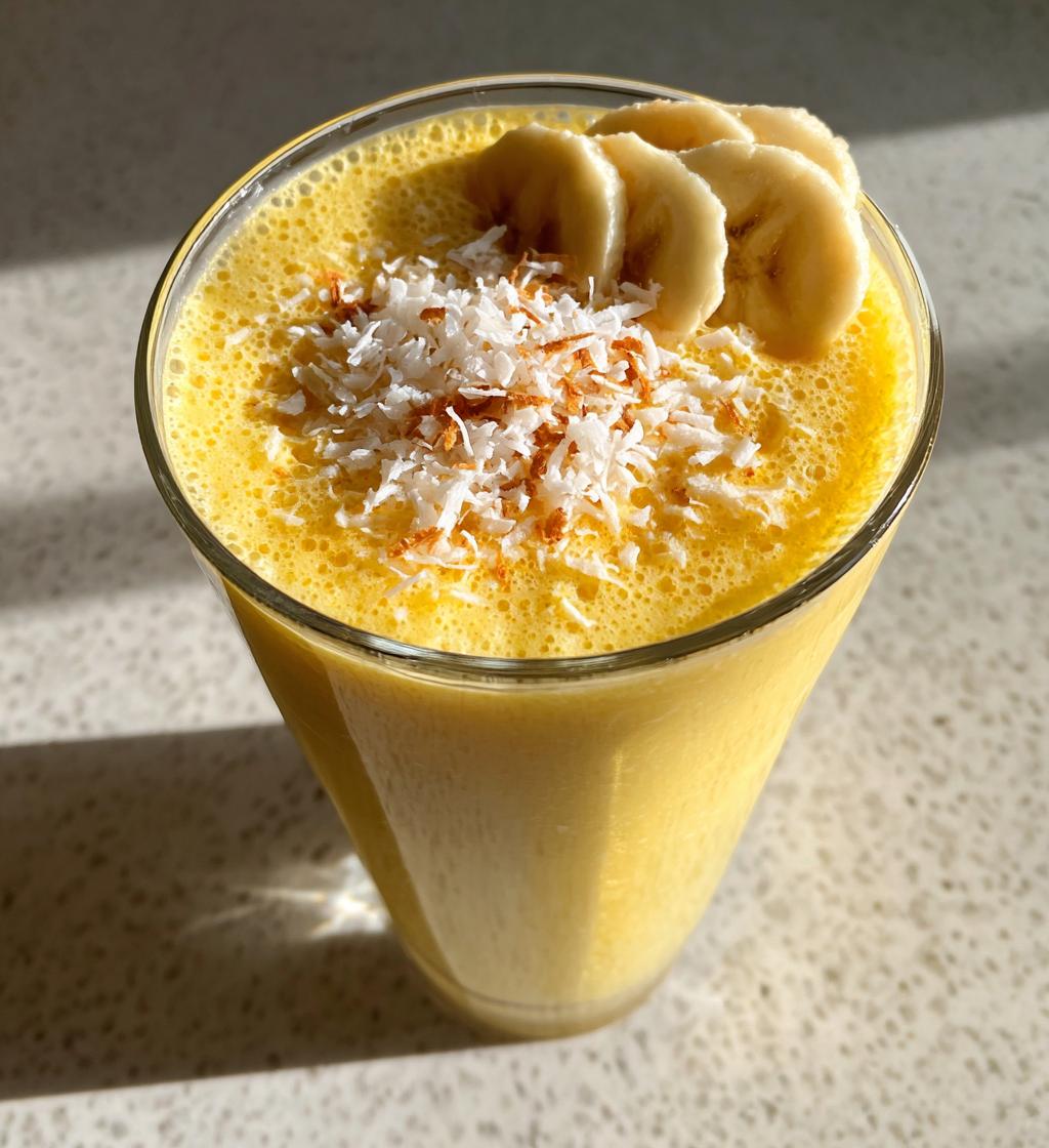 Coconut Banana Smoothie - detail 1
