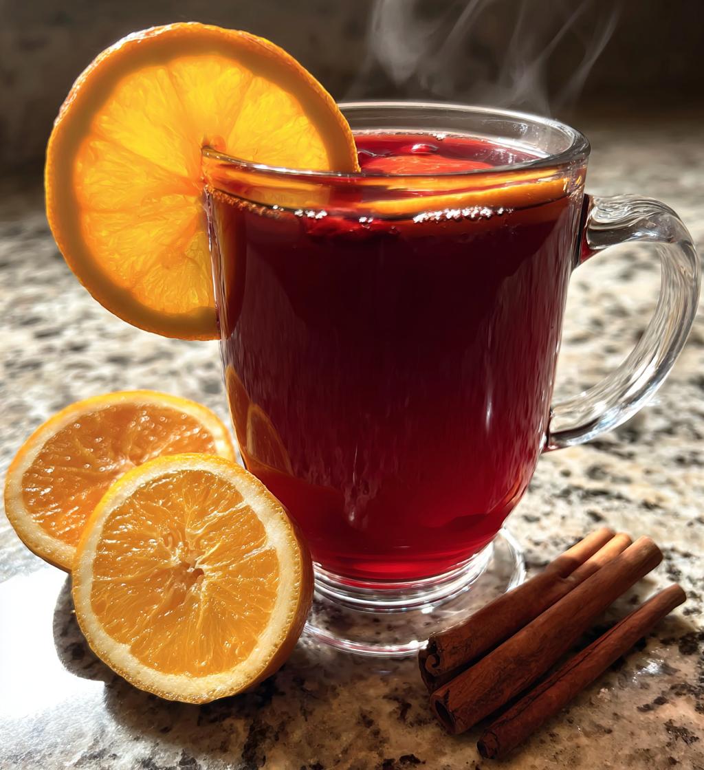Cranberry Orange Hot Cider