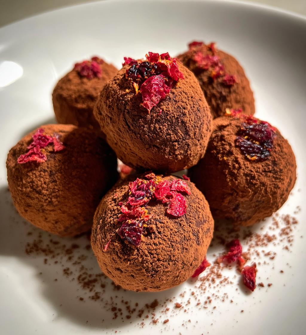 Cranberry Orange Truffles - detail 1