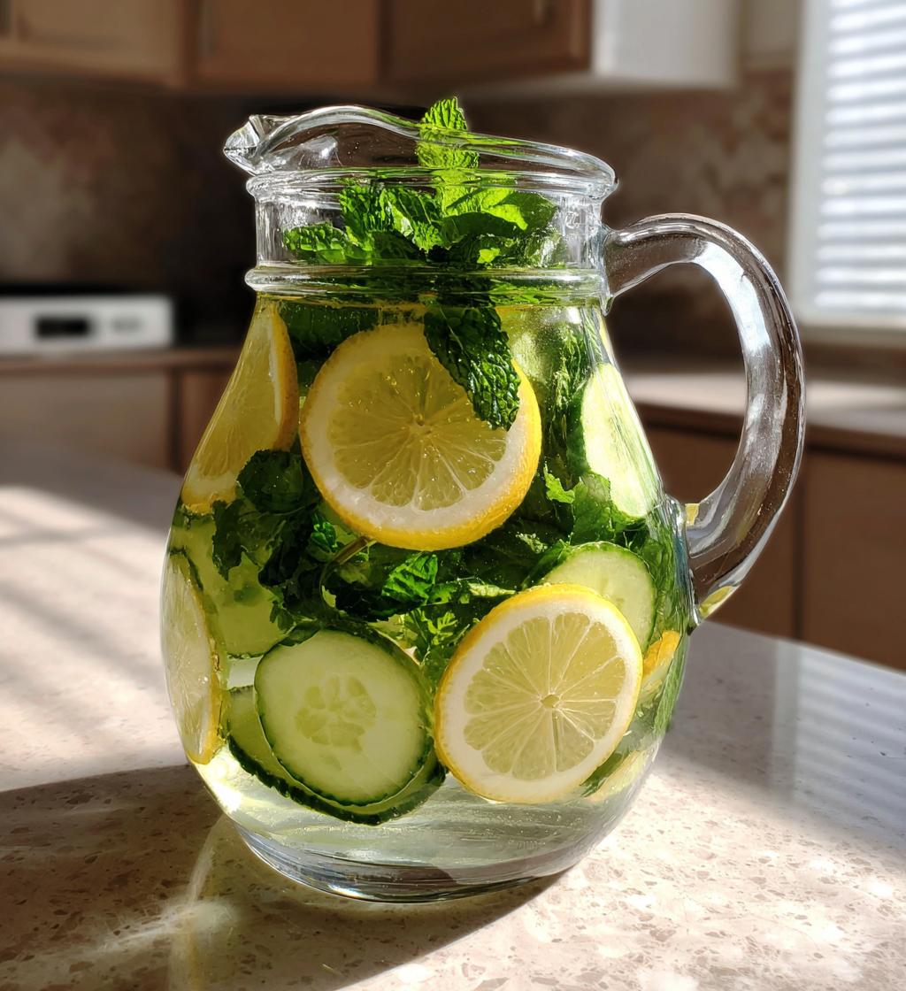 Cucumber Mint Detox Water - detail 1