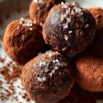 Dark Chocolate Sea Salt Truffles