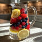 Detox Water with Berries and Lemon