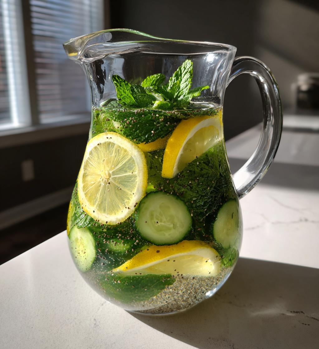 Detox Water with Chia Seeds - detail 1