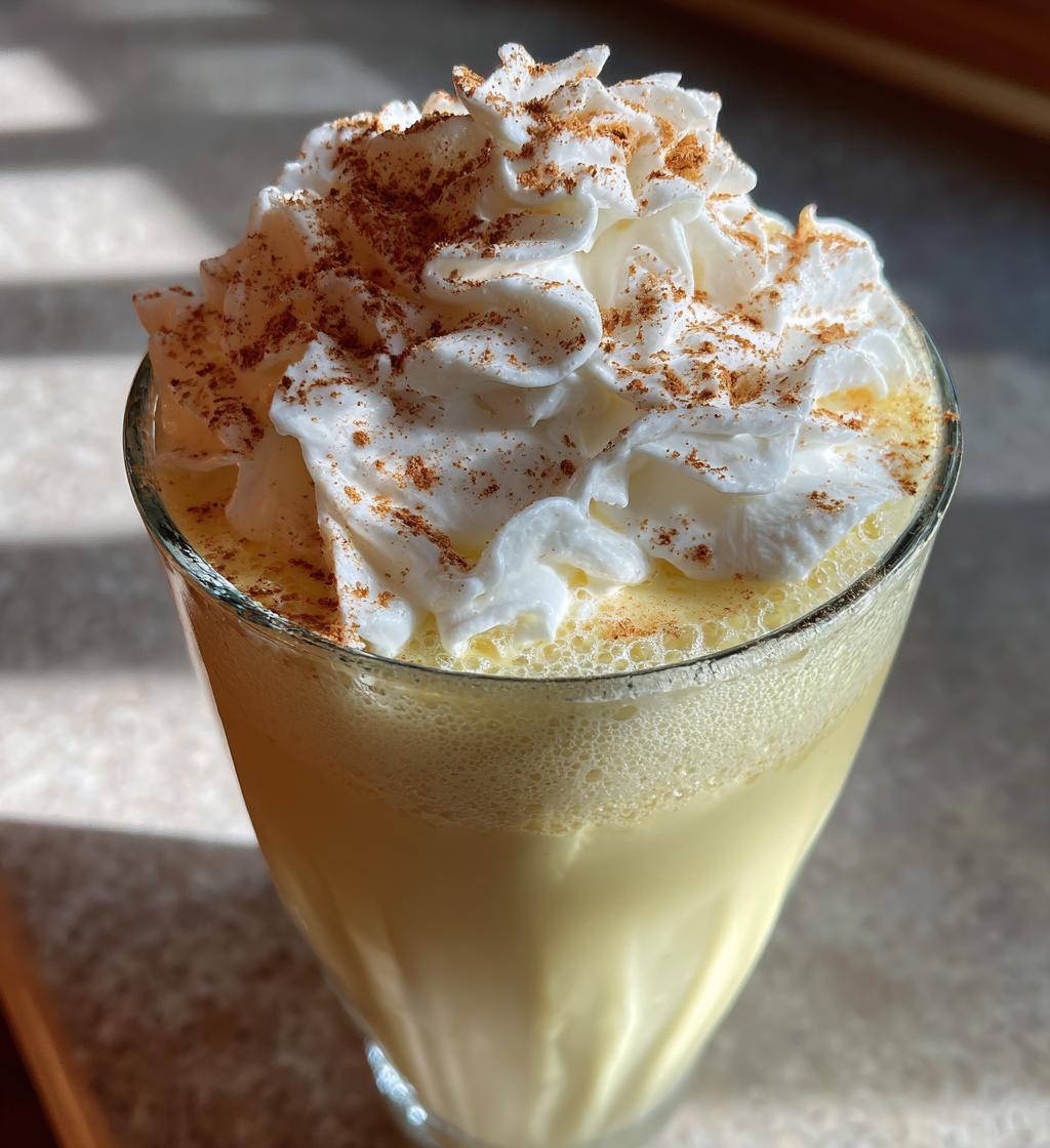 Eggnog Holiday Shake