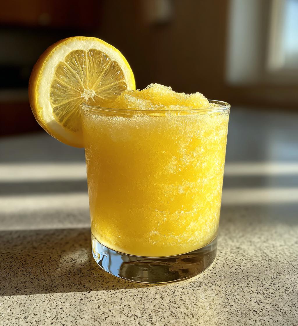 Frozen Lemonade Slush