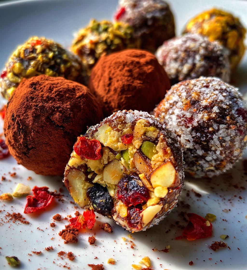 Fruity & Nutty Truffles - detail 1