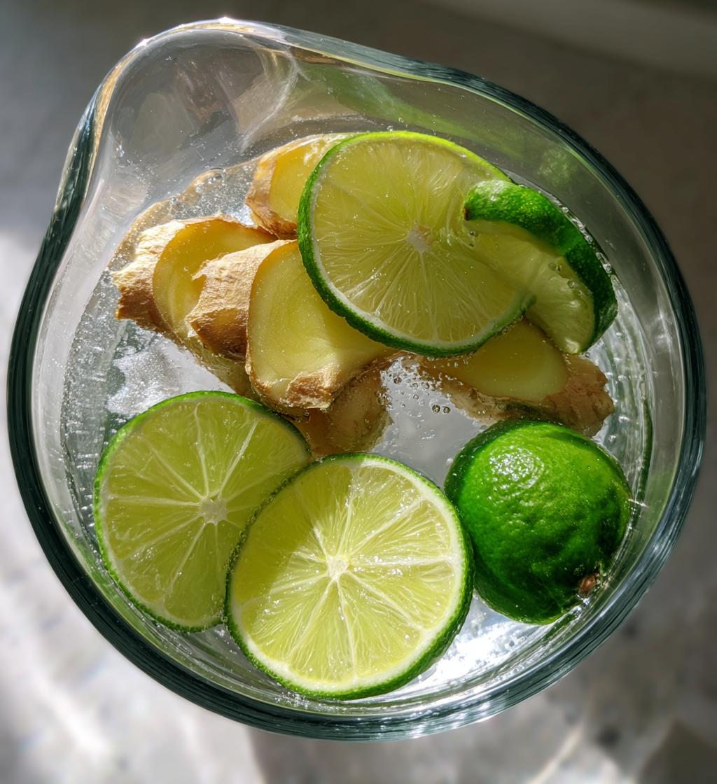 Ginger and Lime Detox Water - detail 1