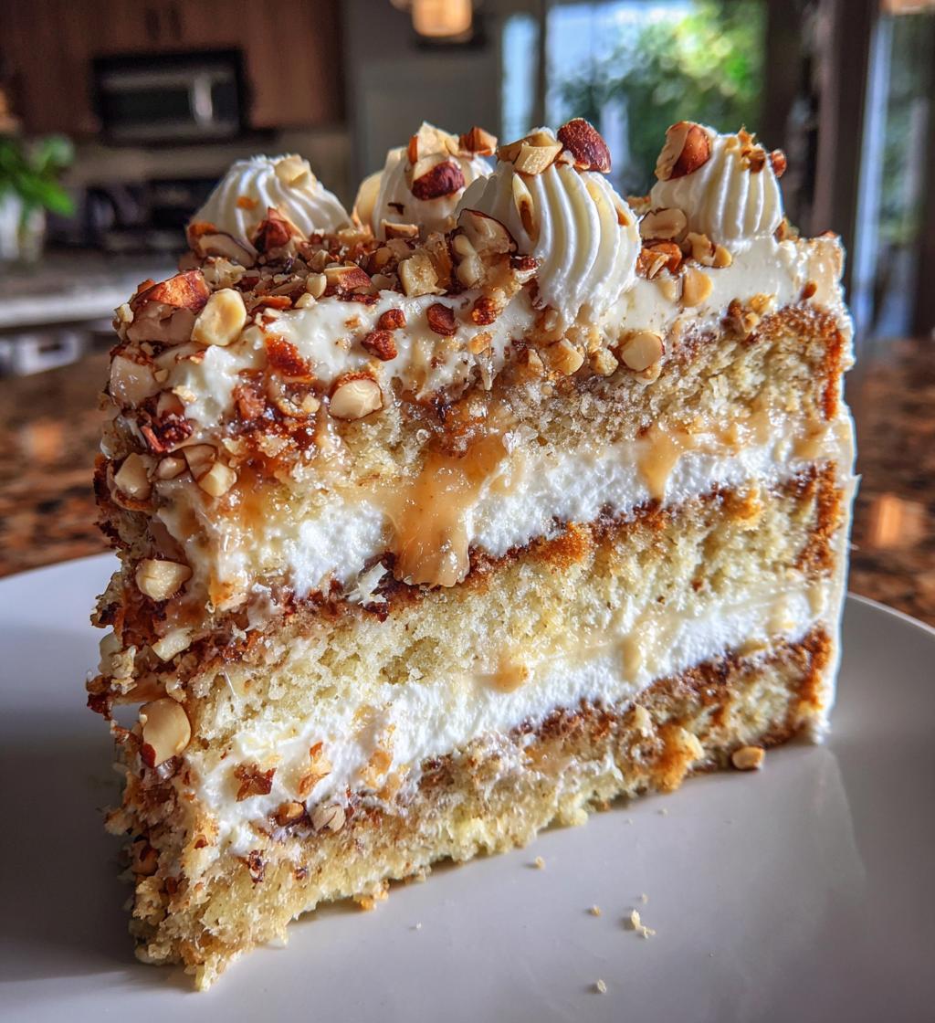 Hazelnut Praline Cake