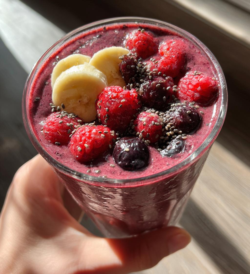 High-Fiber Berry Smoothie