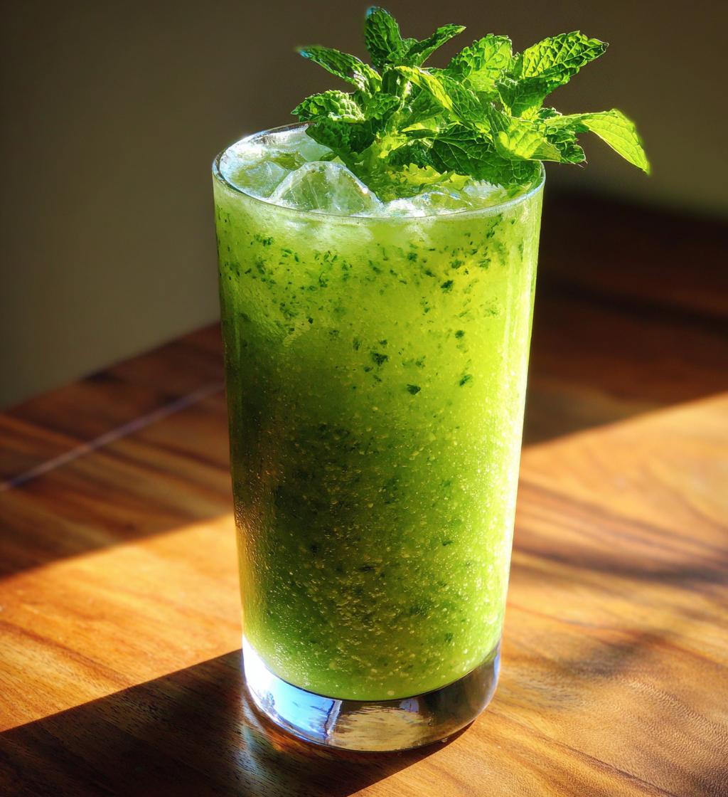 Honeydew Cucumber Cooler - detail 1