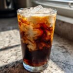 Iced Coffee with Vanilla Almond Creamer