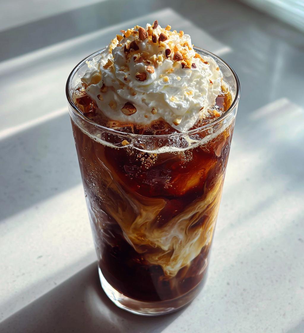 Iced Hazelnut Coffee - detail 1