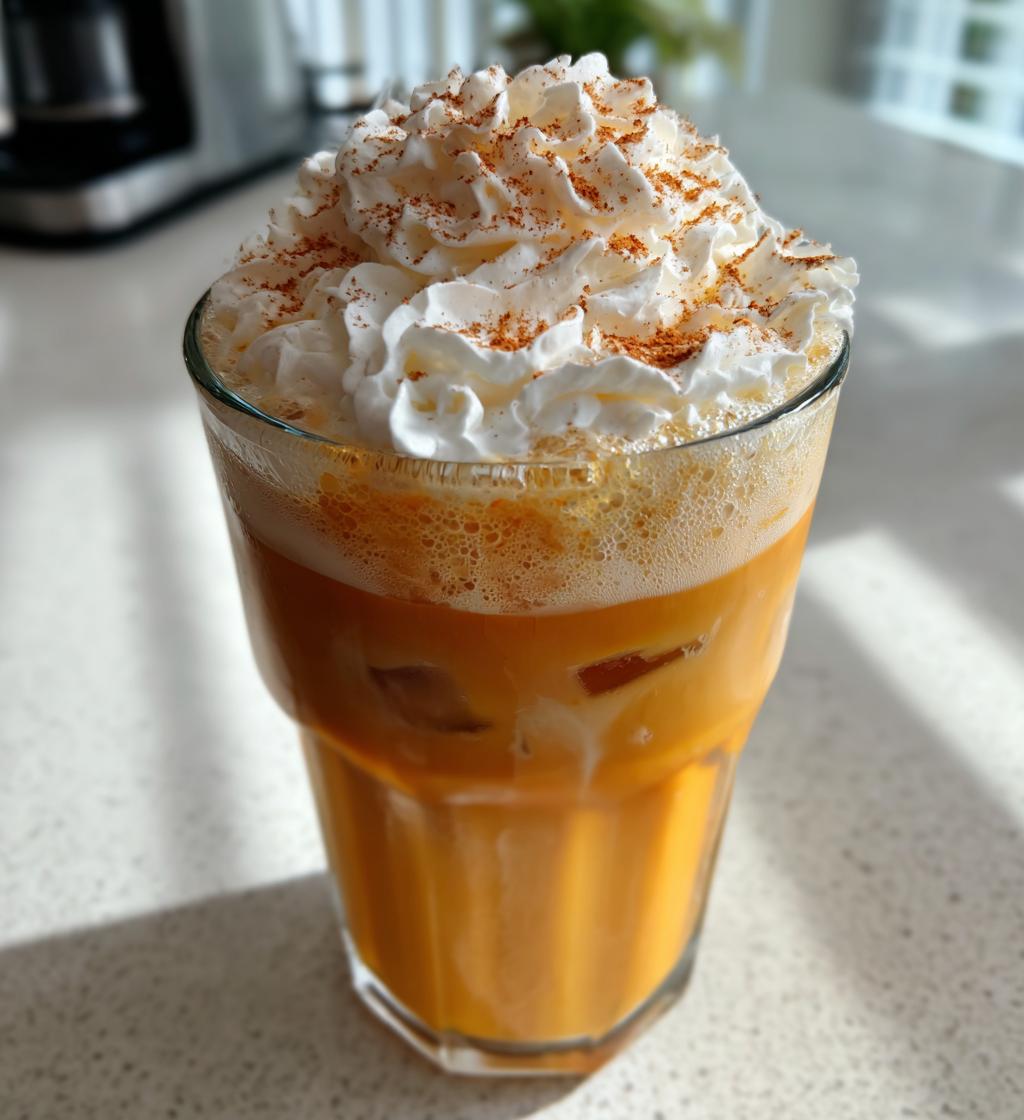 Iced Pumpkin Spice Latte