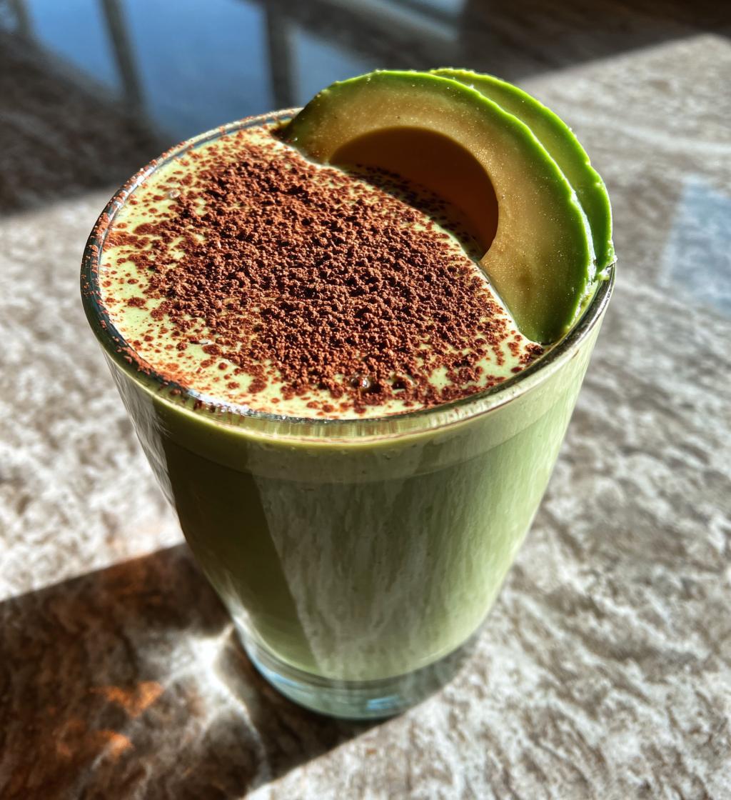 Keto Avocado Chocolate Smoothie
