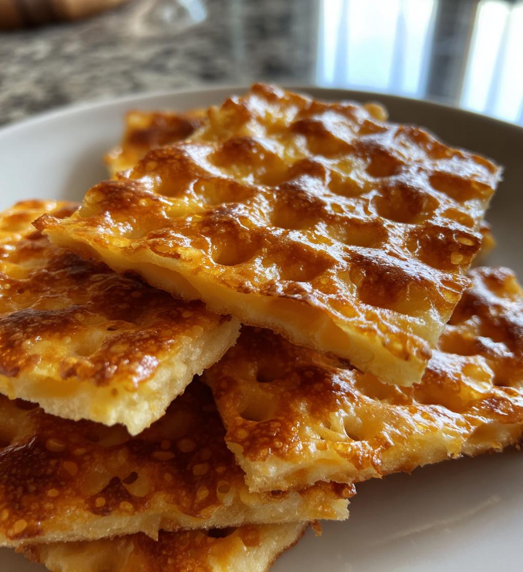 Keto Cheese Crackers