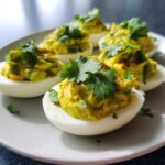 Keto Deviled Eggs with Avocado