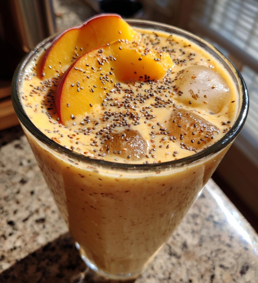 Keto Peach Smoothie