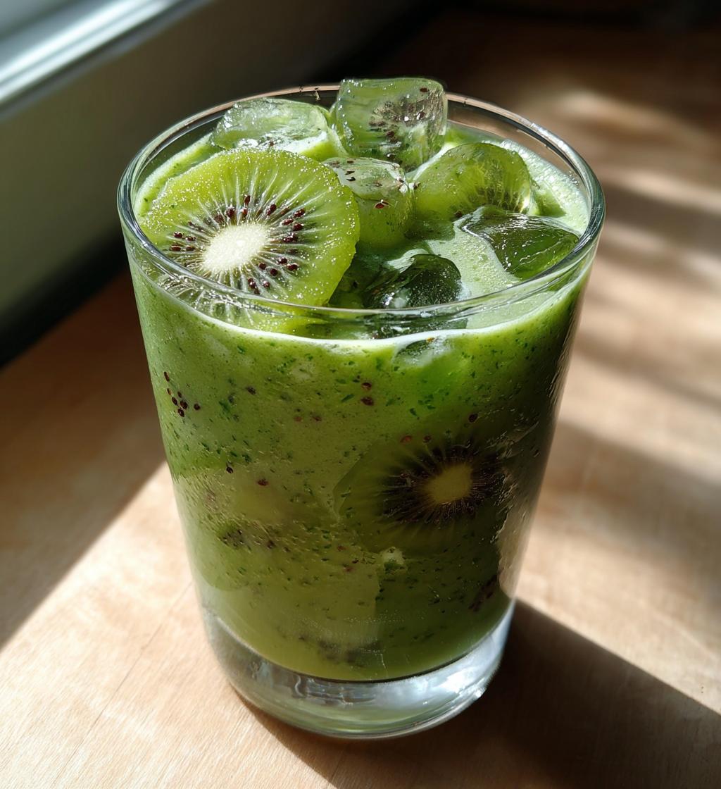 Kiwi Spinach Smoothie