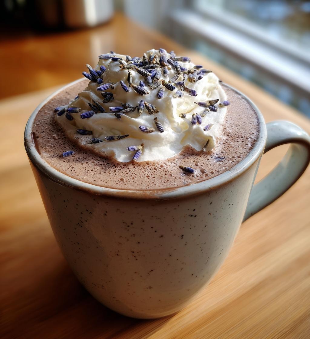 Lavender Hot Chocolate - detail 1
