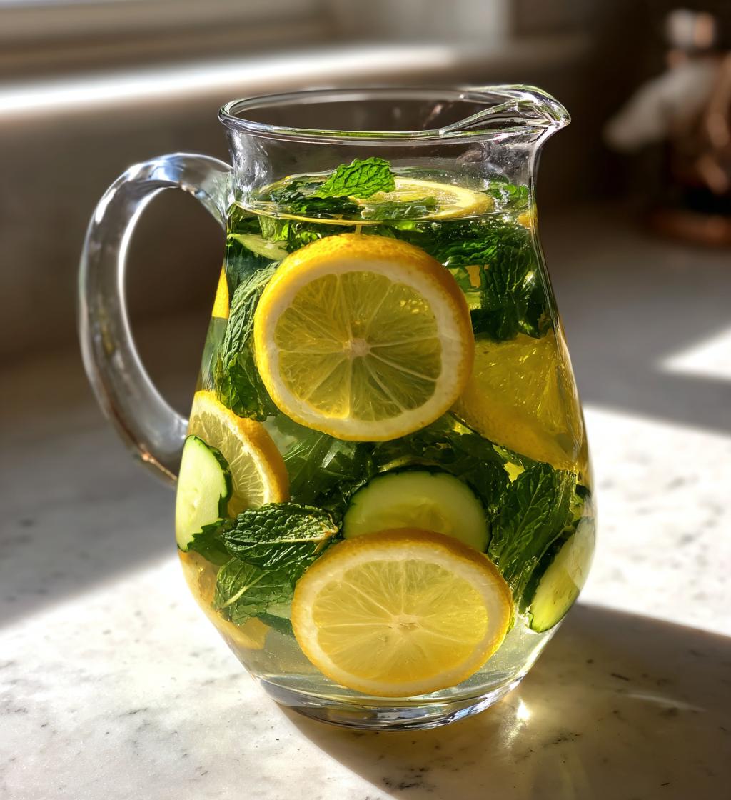 Lemon Cucumber Detox Water - detail 1
