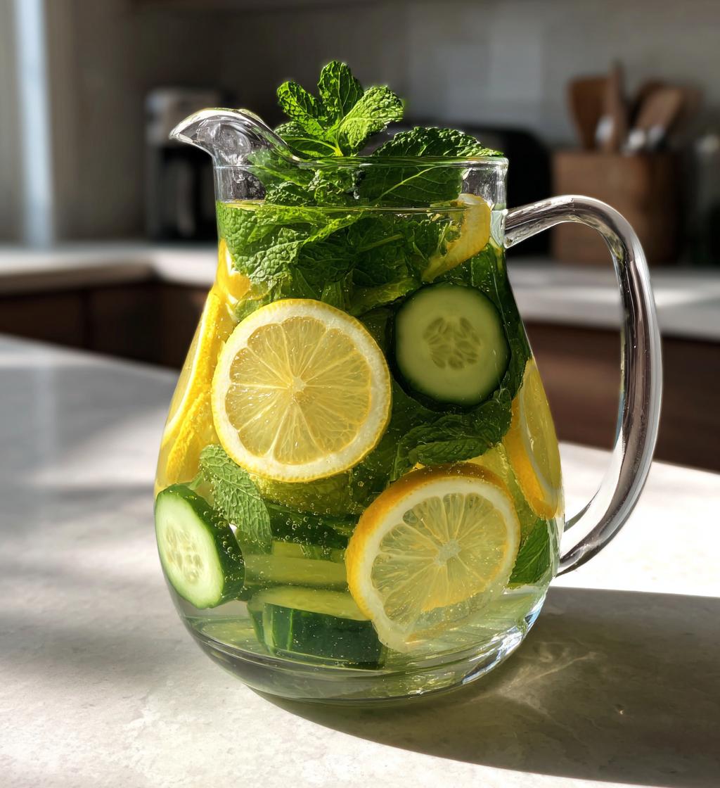 Lemon Cucumber Detox Water