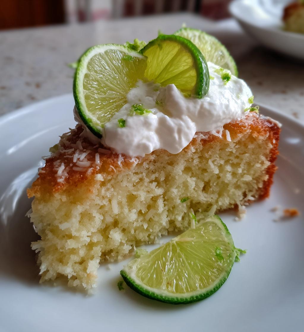 Lime Coconut Cake - detail 1