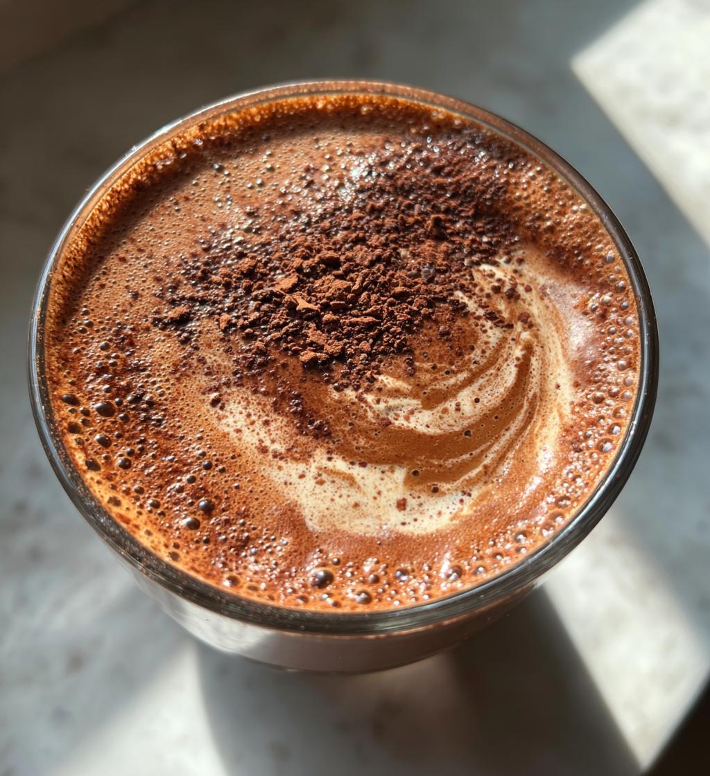 Low Carb Chocolate Smoothie - detail 1