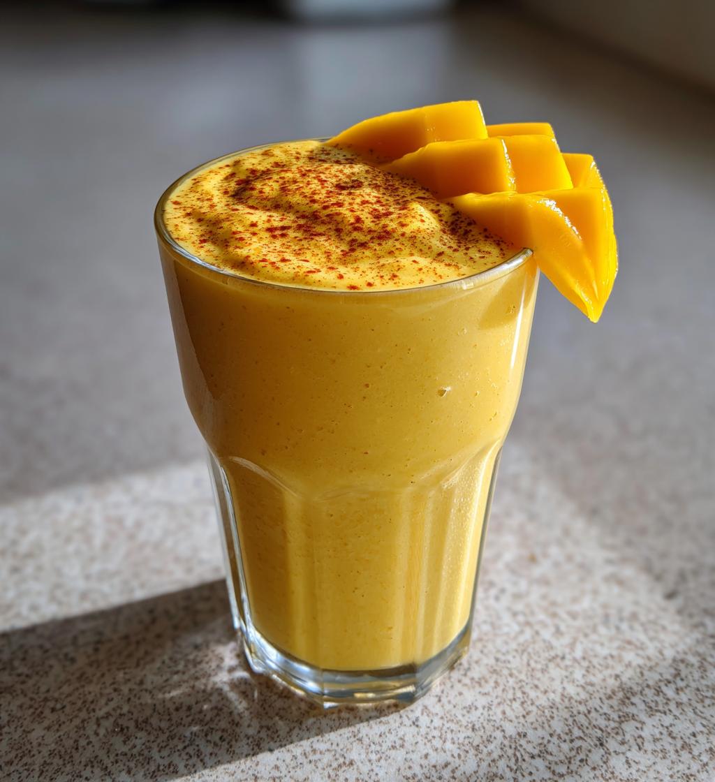 Mango Lassi Smoothie - detail 1