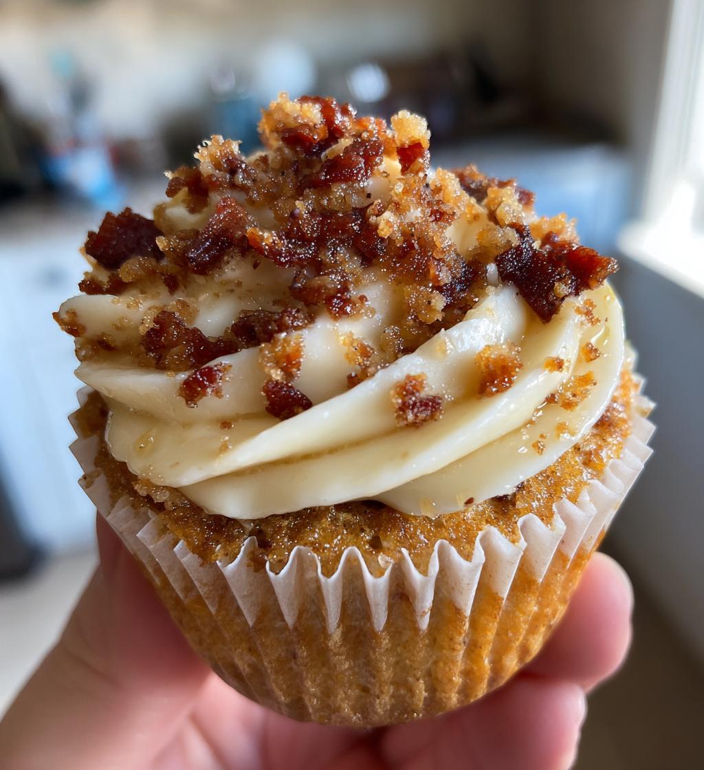 Maple Bacon Cupcakes - detail 1