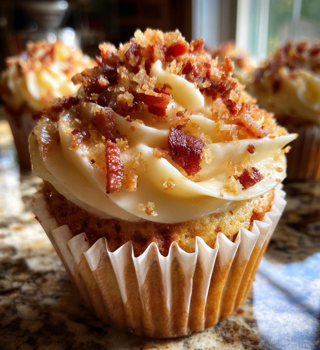 Maple Bacon Cupcakes