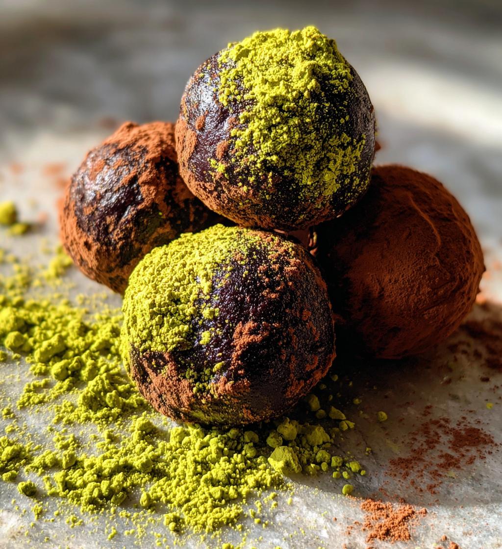 Matcha Green Tea Truffles