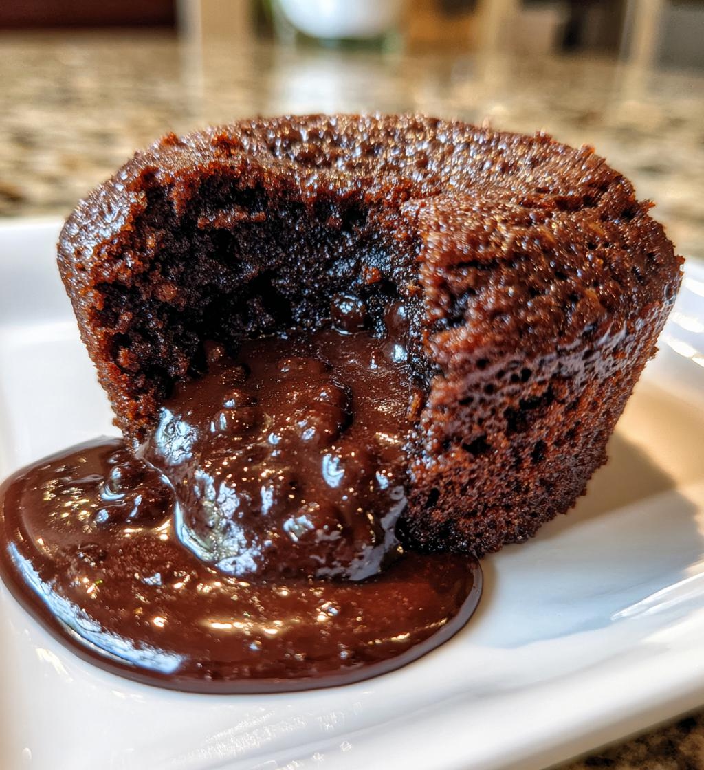 Molten Chocolate Lava Cupcakes