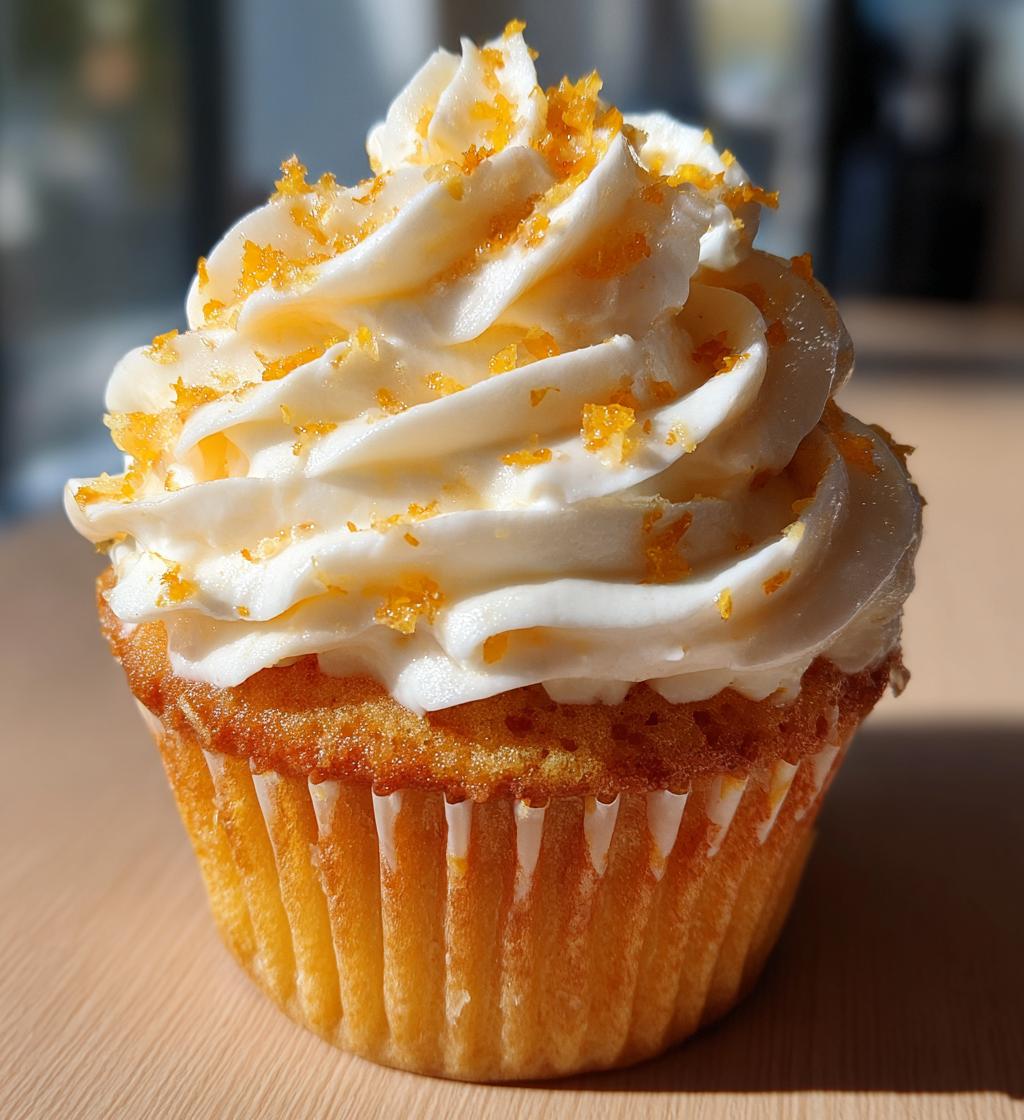 Orange Creamsicle Cupcakes - detail 1