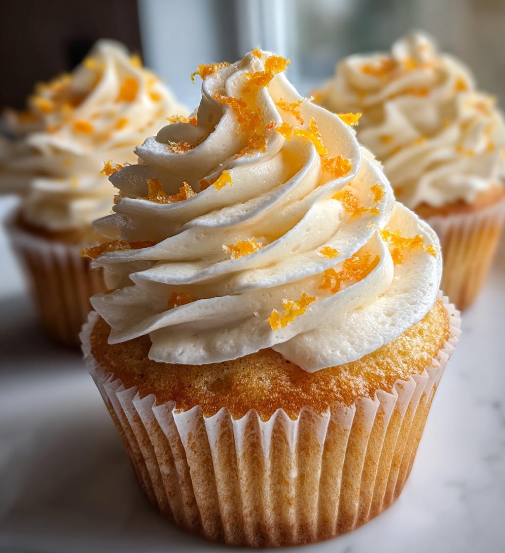 Orange Creamsicle Cupcakes