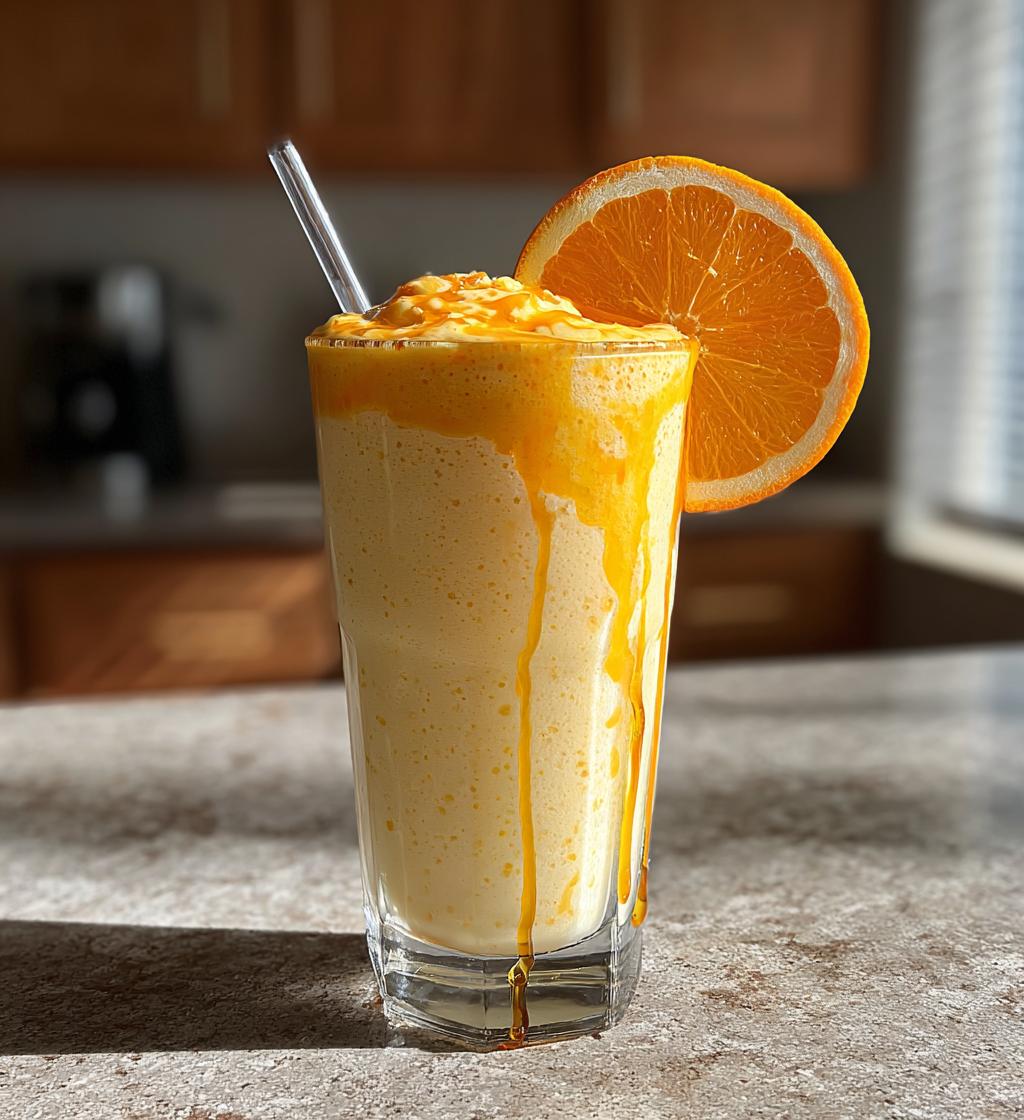 Orange Creamsicle Smoothie - detail 1