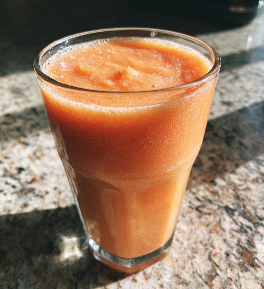 Papaya Lime Smoothie - detail 1