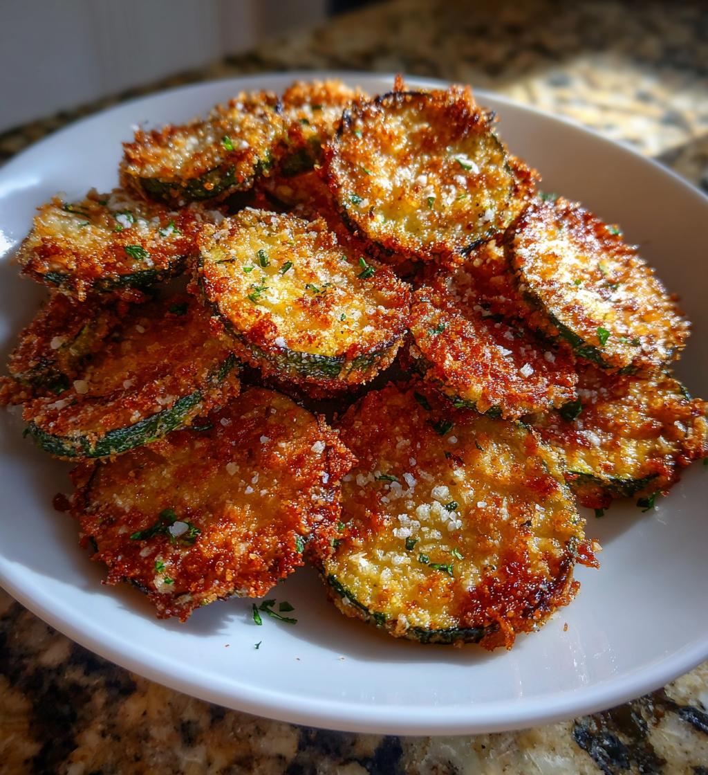 Parmesan Zucchini Chips